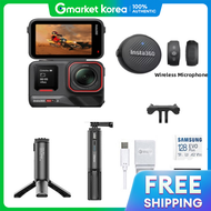 Insta360 Ace Pro 2 Rental + Microphone + Battery Tripod Incheon Gimpo /Busan Gimhae Airport