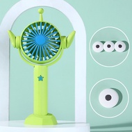 Cartoon Portable USB Rechargeable Fan Strong Wind Mini Cooling Fan For Baby Table Fan