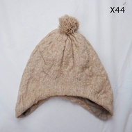 Uniqlo Children's Wool Hat Beige Size M/L 51-56 cm.