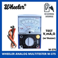 Original Wheeler Analog Multitester Tester W-375 Multimeter Multi-tester