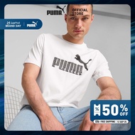 PUMA BASICS - GRAPHICS No. 1 Logo Tee Men สีขาว - 68192802