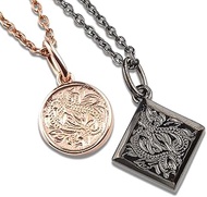 [Alohalokahi] Hawaiian Jewelry Hawaiian Pair Necklace, Stainless Steel, Surgical Stainless Steel, Ne