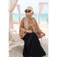 Blouse outfit Muslimah Aloha Hawaii Beach fashion Spring And Summer Sleeveless Floral Dress Long Dre