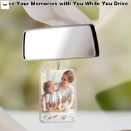 Acrylic Car Sun Visor Photo Frame Universal 6x9cm 2pcs