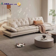 Genuine Leather Sofa Inline Sofa Soft Bag Sofa Multi-position Sofa Large Sofa Leather Sofa Sitting D
