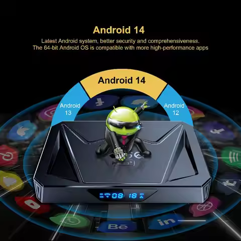 X96q Pro+ Android 14 Smart Tv Box Allwinner H728 Octa Core 2.4G/5G Wifi6 1000m Lan 2G 16G 4G 32G 64G