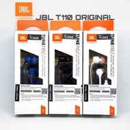 JBL T110 By HARMAN - Headset JBL T110 Original IMS In-Ear Wired