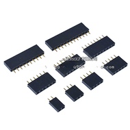 2.54MM Single Row Straight Plug Female Socket Female Socket 1 * 3P/4/5/6/7/8/10/16-40P Pitch 2.54 Fe