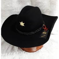 IMPORTED WOOL WIDE FEDORA HAT