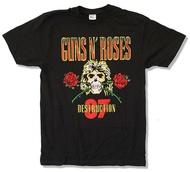 Guns N Roses Destruction 1987UK Tour Man s Fashion T-shirt