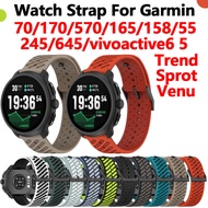 20mm Quick Release Watch Strap For Garmin Forerunner 570 70 170 165 55 158 245 645 Music Venu 2 Plus