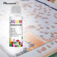 [Phenovo] Puzzle Glue for up to 2000 Piece Jigsaws, Jigsaw Saver Glue with Sponge Head Applicator Ji