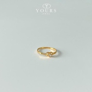 Yours Jewel Heart Solitaire Ring