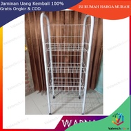 4-tier colored chiki rack, 4-tier multi-purpose rack, 4-tier ciki rack, ciki rack, basket