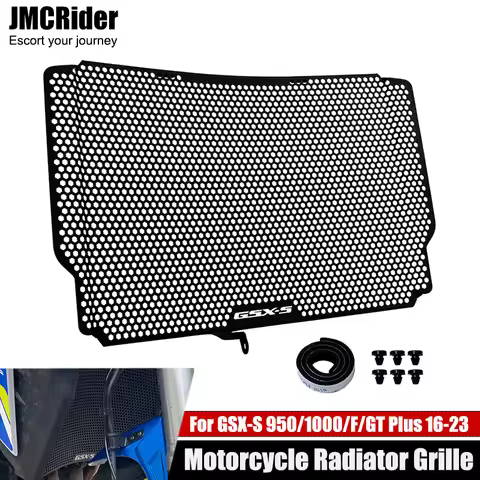 2023 Motorcycle Accessories Aluminum Radiator Grille Grill Guard Cover Protector For Suzuki GSX-S 95