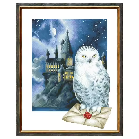 Unexpected news cross stitch kit cartton fairy 18ct 14ct 11ct unprint canvas stitching embroidery DI