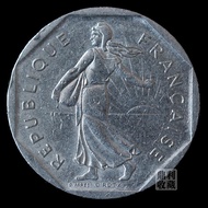 5.2908 Readystock Readystock Fidelity France 2 Franc Sowing Goddess 26.5mm Foreign Currency Coins Co