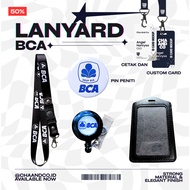 GANTUNGAN BCA LANYARD | COMPLETE SET OF BLACK BCA LANYARD [BCA lanyardTALI READY STOCK]