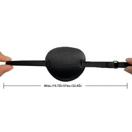 1 Pc EYE PATCH EYE PATCH สําหรับผู้ใหญ่ปรับ Soft Amblyopia Lazy Eye Patches สําหรับตาซ้ายหรือขวา สํา