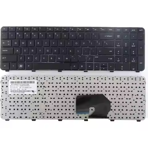 Replacement Keyboard with Frame for HP Pavilion DV7-6000 DV7-6100 DV7-6200 DV7-6B00 DV7-6B56NR DV7-6