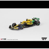 Mini GT 1165 McLaren MCL38 81 Piastri 2024 F1 2024 Monaco GP 2nd PlaceOSCAR