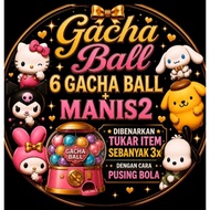 6 GACHA BALL PELBAGAI BARANGAN RUMAH STATIONARY