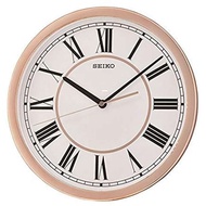 [Powermatic] Seiko Qxa665P Roman Numeral Rose Gold Case Wall Clock