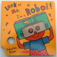【现货Ready Stock】Look At Me book I'm a Robot我是机器人纸板书儿童面具书
