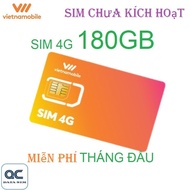 FREESHIP - CHƯA KÍCH HOẠT Sim vietnamobile mỗi ngày 6GB tặng tháng đầu