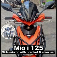 Mio i 125 SIDE MIRROR WITH BRACKET VISOR SET
