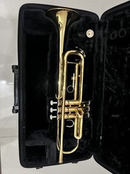 Yamaha ytr 3335 trumpet with original case and mouthpiece 金色小號連琴盒