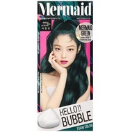 [DJS LIFESTYLE] 🇰🇷韓國 mise en scène X BLACKPINK HELLO!! BUBBLE 泡沫染髮劑 (4GN MERMAID GREEN) 現貨發售！歡迎親臨我哋網
