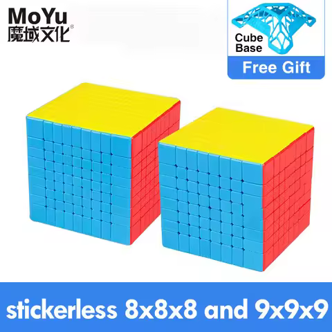 MOYU Magic Cube magnetic speed 7x7 9x9 8x8 professional Cube Weilong Wr M Meilong GTS 3m Kit 6x6 Cub