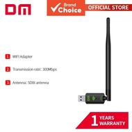 300Mbps 2.4 GHz Wi‐Fi Penerima WiFi 300Mbps, penyesuai Wi-Fi 2.4GHz