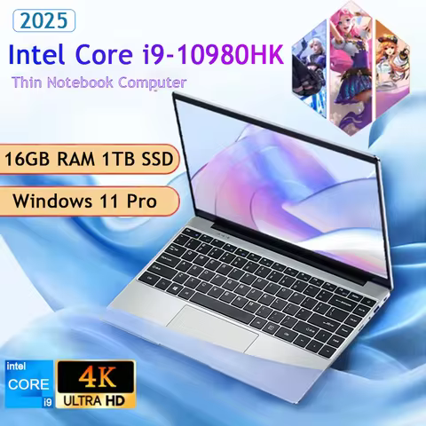 Windows 11 i9 Gaming Laptop Intel Core i9 10980HK Laptops 16GB DDR4 1TB SSD Notebook PC Gamer Comput