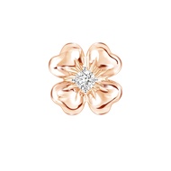 PRIMA ต่างหูเพชรรูปใบโคลเวอร์ Little clover leaf ตัวเรือน 9K สี Rose Gold รหัสสินค้า 991E1495-SG