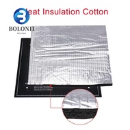 BO Absorption Heat Insulation Cotton 200/300mm Insulated Pad Heated Bed Sticker 3D Printer Accessory Self-adhesive 3D Printer Part Foil Shock Absorption Sticker