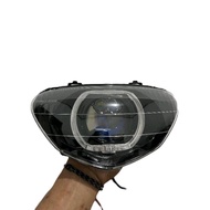 LAMPU DEPAN MIO SPORTY SET BILED AES DOUBLE LASER REFLEKTOR MIO ORIGINAL Led Motorcycle