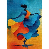 Impossible Jigsaw Puzzle for Adults 1000 Pieces,Colorful Dancer Art Puzzle,Difficult