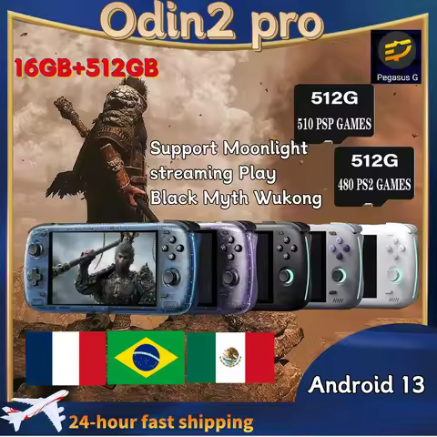 Ayn Odin 2 Pro Odin 2 Black Myth Wukong Retro Handheld Game Console video game consoles 6.0Inch Touc