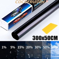 COCOFRUIT0H 1Roll 50x3m Car Foils, Scratch Resistant Sun Shade Window Tint Film, Durable  UV Protect