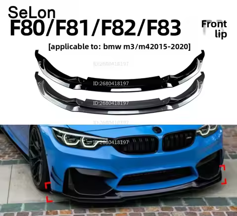 For BMW bmw3 series m3 f80 f814 series m4 f82 f83 2015-2020 front lip front shovel modification