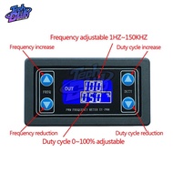 1Hz-150KHz LCD Digital Display PWM Signal Generator 1-Channel PWM Pulse Frequency Duty Cycle Adjusta
