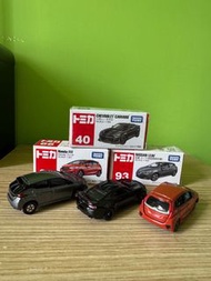 Tomica 車仔 Chevrolet Camaro, Honda Fit, Nissan Leaf