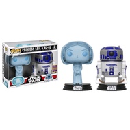 Funko POP! Star Wars - Princess Leia (Holographic) & R2-D2 (2-Pack)