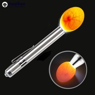 HUAIHAO 1Pc Stainless Steel Incubator Eggtester Egg Flashlight LED Egg Detector Hatching Equipment f