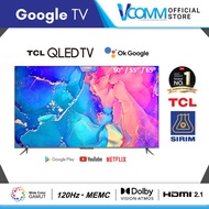 TCL 4K QLED Google TV C635 Android Smart TV with Android 11/HDR10/Dolby Audio (50"/55"/65")