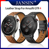 Strap for Amazfit GTR 4 smart watch Leather loop bracelet for amazfit gtr 4 Replacement Wrist Watch 