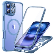 【全面耐衝撃・Magsafe対応】 ESR iPhone 16 Plus ケース 360°全面保護 いphone16plusケース magsafe 軍用規格保護 個別レンズ保護フィルム1セット iph