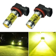 [SEPASANG]2pcs Lampu Kabut Led H11 H8 4300K 100W 1500LM Super Terang Warna Kuning  Kabut Depan Mobil